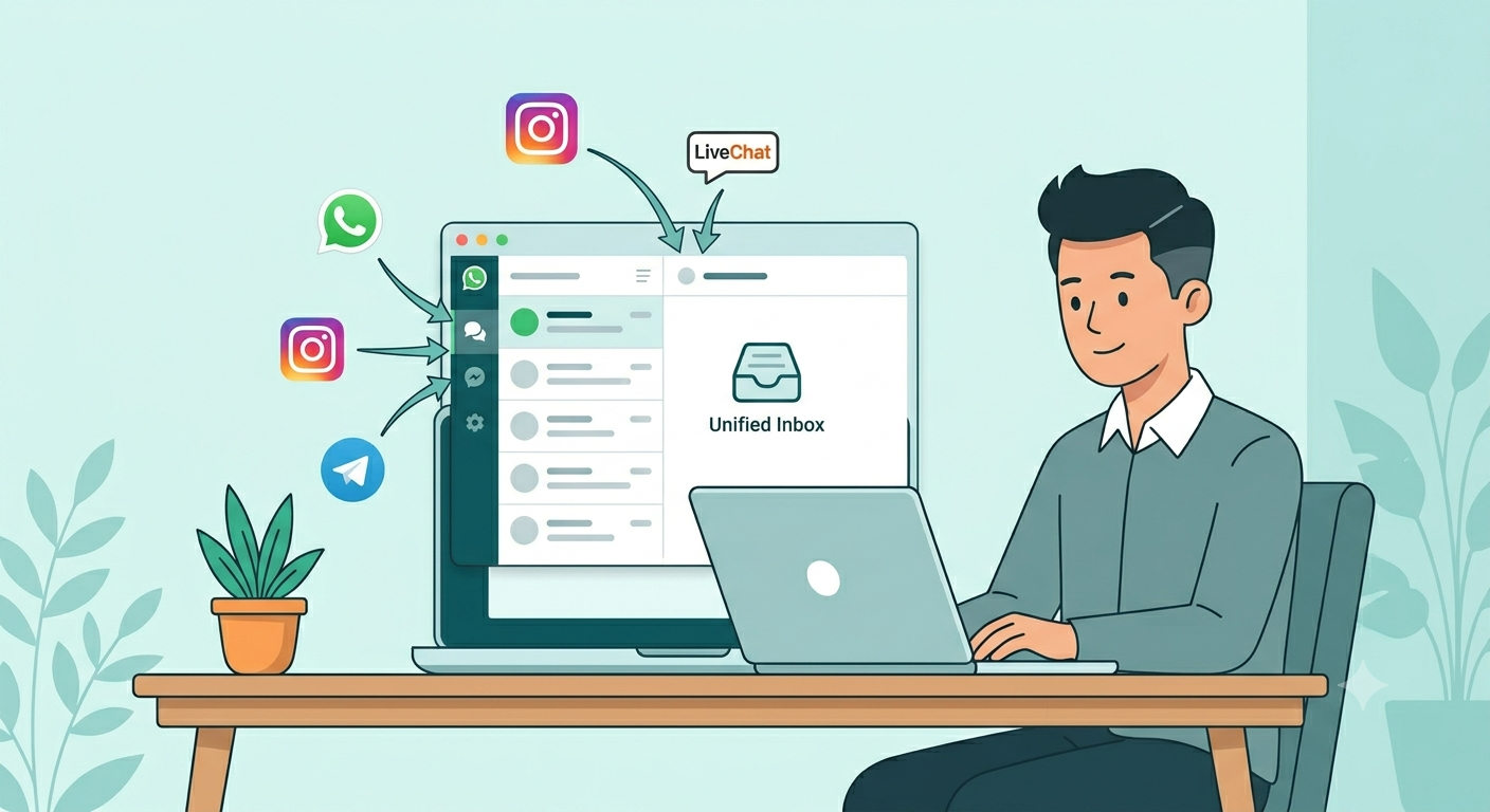 Admin CS Kamu Buka 5 Aplikasi Sekaligus Tiap Hari — dan Itu yang Bikin Pelanggan Kabur