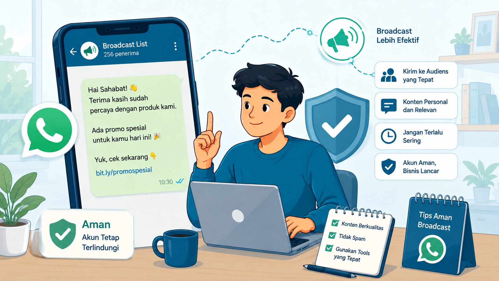Cara Broadcast WhatsApp yang Aman Biar Nggak Kena Banned